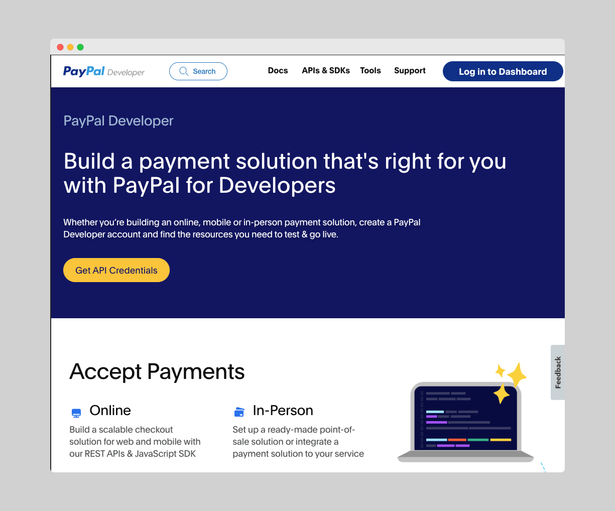 Screenshot of app Paypal